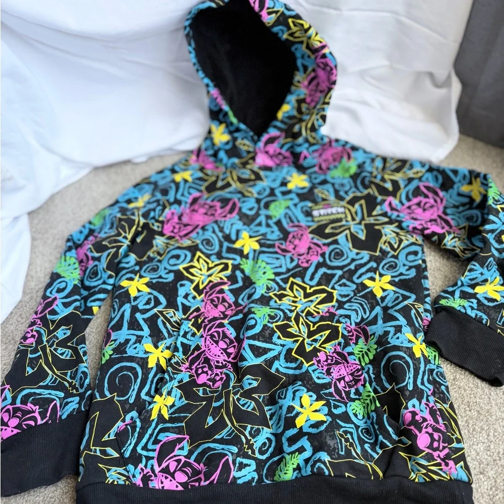 Disney Space traveler Stitch Hoodie size YL (11/12)